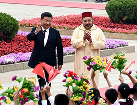 习近平在人民大会堂同摩洛哥国王穆罕默德六世举行会谈