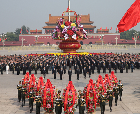 烈士纪念日向人民英雄敬献花篮仪式在京隆重举行