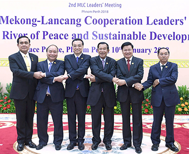 李克强出席澜沧江-湄公河合作第二次领导人会议 