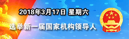 3月17日：选举新一届国家机构领导人 