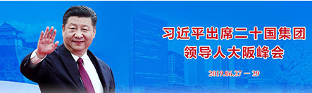 国家主席习近平在大阪会见日本首相安倍晋三