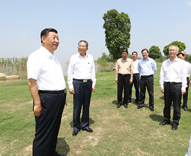 习近平总书记在安徽省马鞍山市考察调研