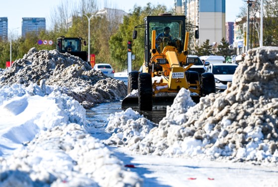 内蒙古通辽市全力抗击雪灾