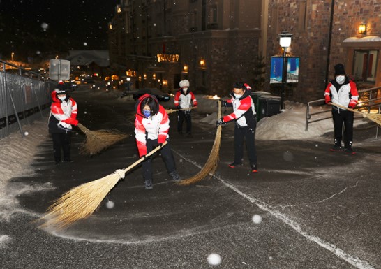 积极应对降雪天气