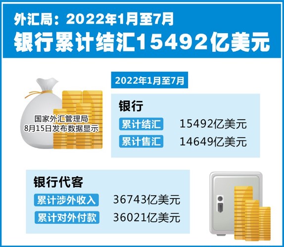 外汇局：7月我国外汇市场运行总体平稳 