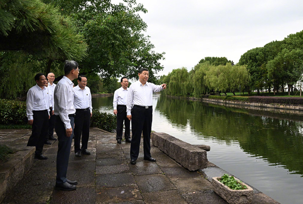 习近平在浙江绍兴市考察调研