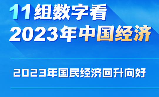 一图速览：11组数字看2023年中国经济