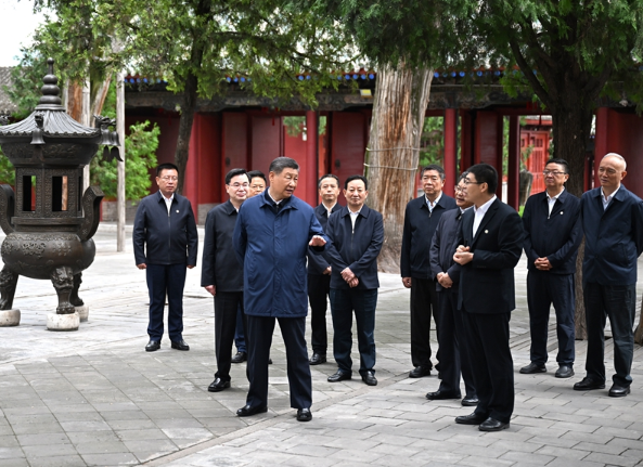 习近平在甘肃考察时强调 深化改革勇于创新苦干实干富民兴陇 奋力谱写中国式现代化甘肃篇章 途中在陕西宝鸡考察